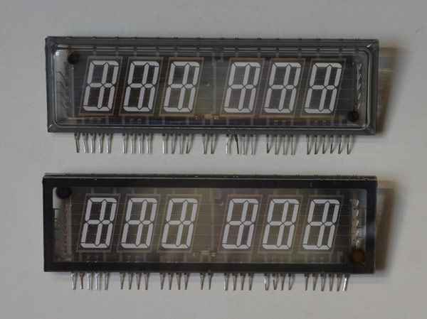 Display 6 digit Gottlieb® - NOS - rounded