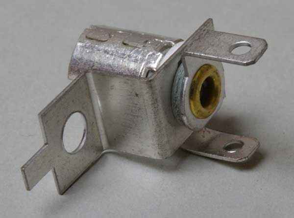 Bulb Socket Bayonet BA9s with short mounting bracket and two solder lugs