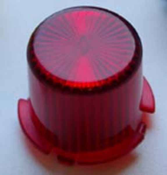 Flasher Dome Twist Cap red