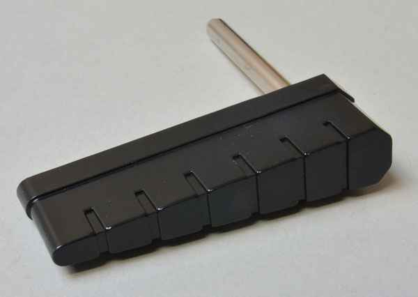 Flipper Bat Bally old ribbed black - pair