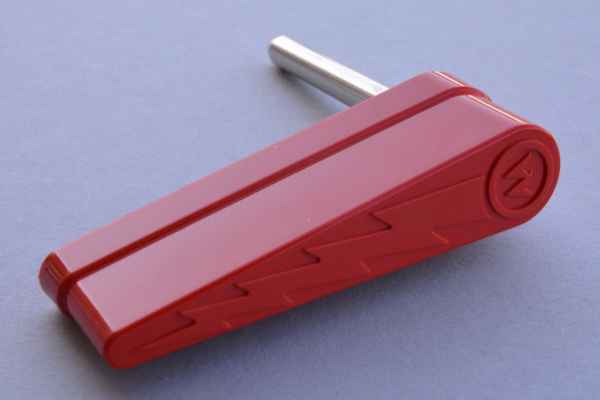 Flipperfinger mit Williams Logo und Blitz rot