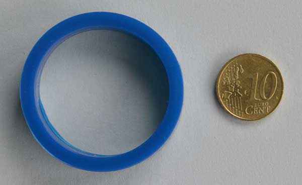 Flippergummi normal - blau - Silikon