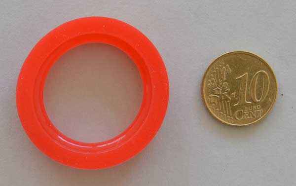 Flippergummi Gottlieb - rot - Silikon