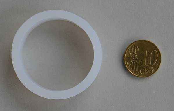 Flipperrubber normal - transparent - Silicon