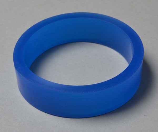 Flipperrubber normal, blue - PU