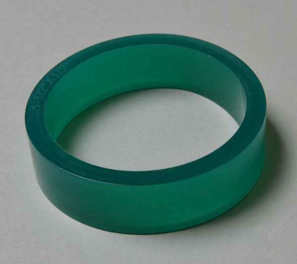Flipperrubber normal, green - PU