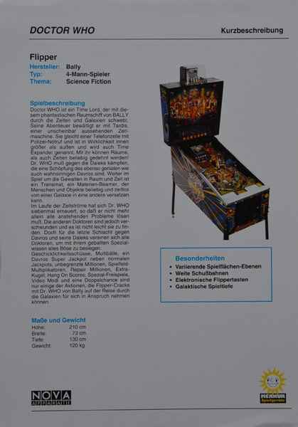 Dr. Who Kurzbeschreibung deutsch - Flyer
