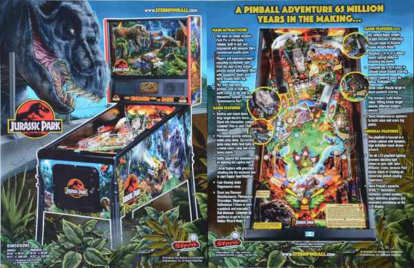 Jurassic Park 3 (Stern) Home Edition - Flyer