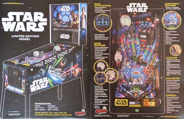 Star Wars (Stern) Limited Edition - Flyer