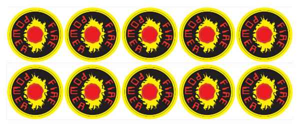 Firepower - Targetdecalset