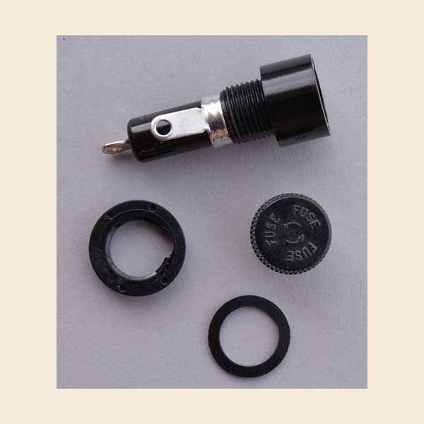 Fuseholder round for Fuses 6,3 x 32