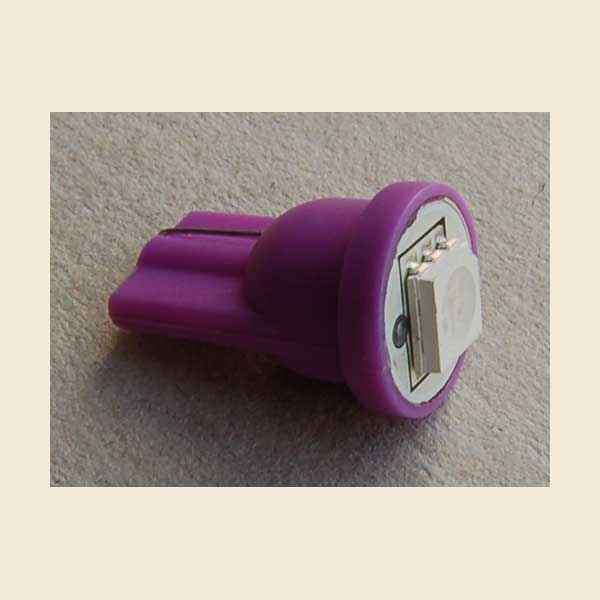 LED Lampe GI Flux Glassockel - violett