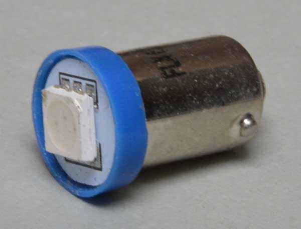 LED Lampe GI Flux Bajonett - blau
