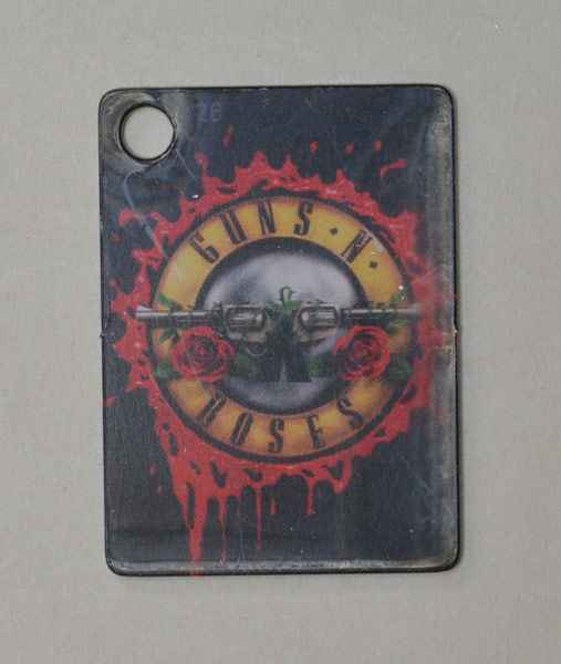 Guns 'n Roses (Jersey Jack Pinball) - Keychain rectangular