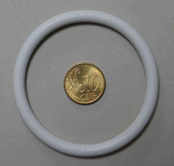 2 1/4" weiß