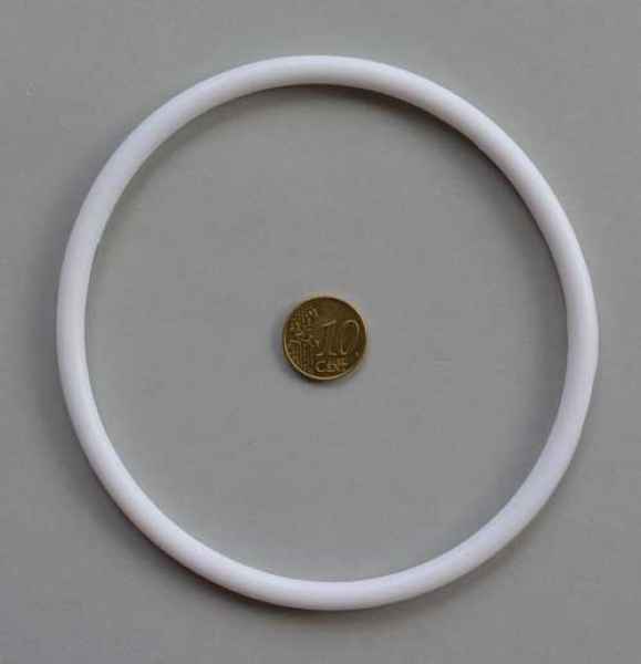 4 1/2" Silikon weiß