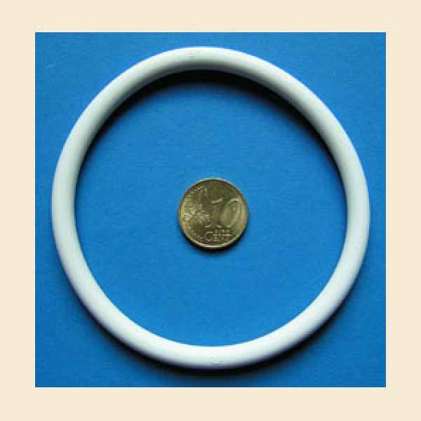 3" weiß
