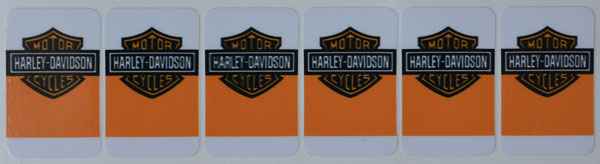 Harley Davidson (Bally) - Targetdecalset - 6 Stück