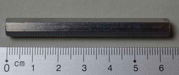 Hex Spacer 2 1/2" x 1/4"