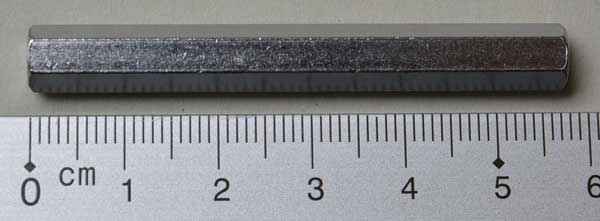 Hex Spacer 2 1/4" x 1/4"