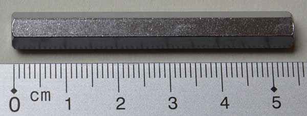 Hex Spacer 2 1/8" x 1/4"