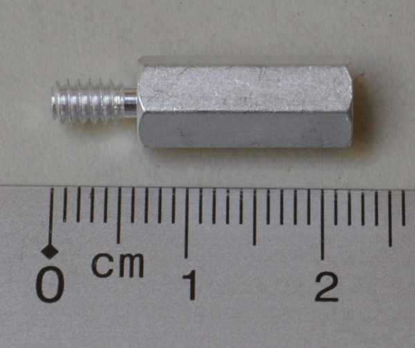 Hex Spacer M-F 6/32" x 5/8"