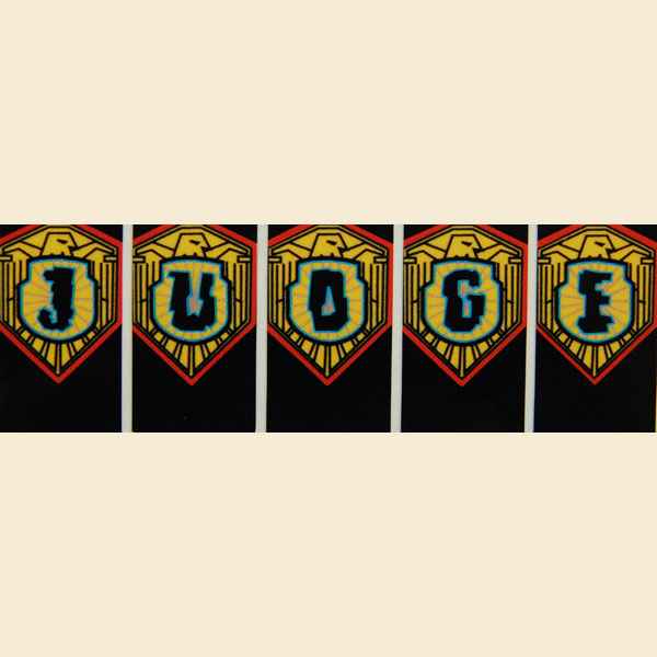 Judge Dredd - Target Decals - 5 Stck