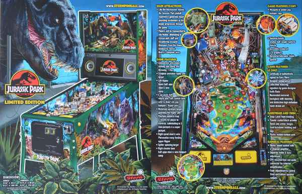 Jurassic Park 3 (Stern) LE - Flyer