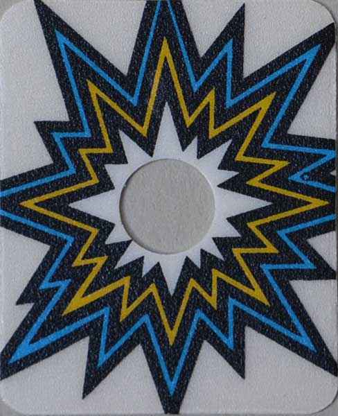 Junk Yard - Decal für Stand Up - Target - blau