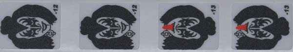 Kiss (Stern) Targetdecals 4 Stück