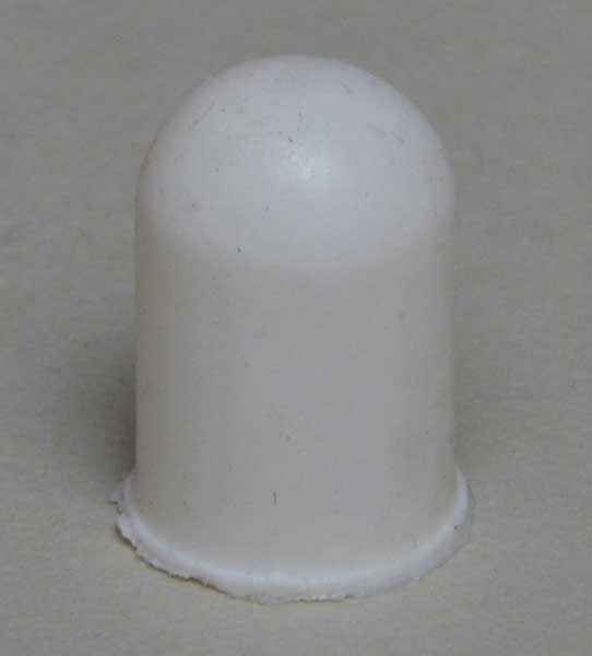 Light bulb sleeve white