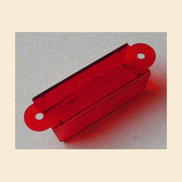 Lane Guide rot transparent 2 1/2"