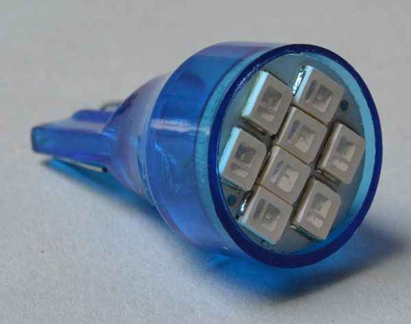 LED Lamp Flasher #906 with 8 SMD LEDs - blue