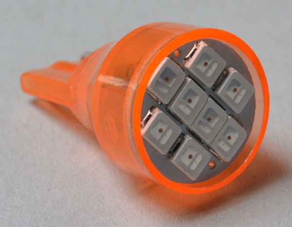 LED Lamp Flasher #906 with 8 SMD LEDs - orange