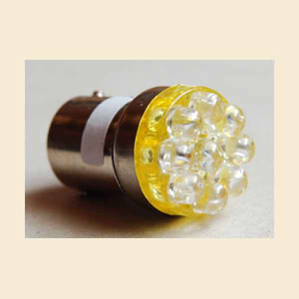 LED Lampe Flasher 89 mit 9 LED gelb