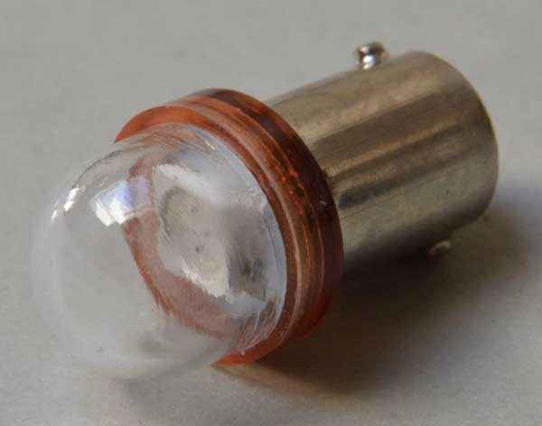 LED Lampe Retro 1 Chip Bajonett - Ablaze No Ghosting - orange