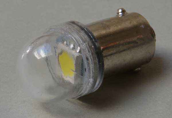 LED Lampe Retro 1 Chip Bajonett - Ablaze No Ghosting - kaltweiß
