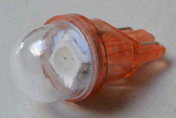 LED Lampe Retro 1 Chip T10 - Ablaze No Ghosting - rot