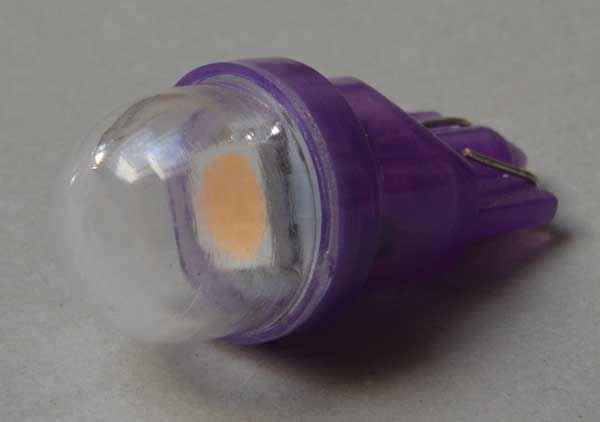 LED Lampe Retro 1 Chip T10 - Ablaze No Ghosting - violett