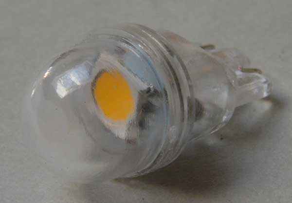 LED Lamp Retro 1 Chip T10 - Ablaze No Ghosting - warmwhite