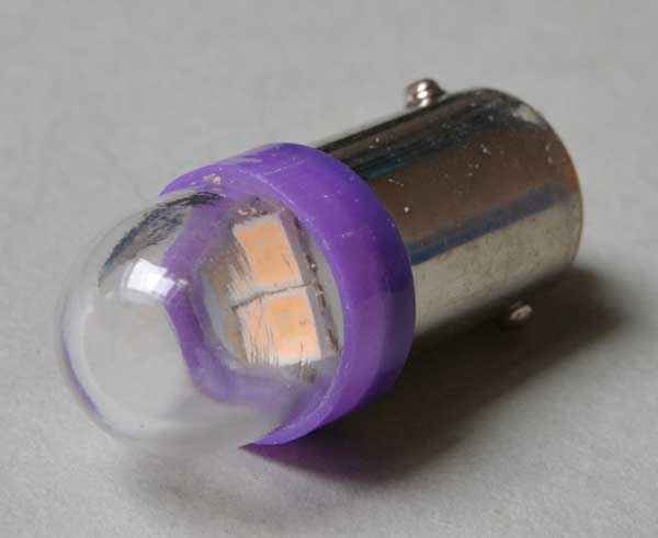 LED Lampe Retro Bajonett - violett