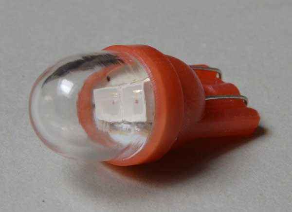LED Lampe Retro Glassockel - orange