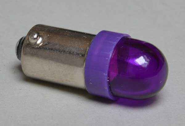 LED Lampe Retro Bajonett - violett/purple Passion