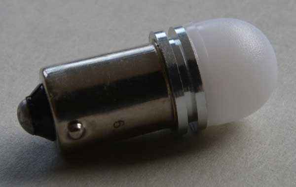 LED Lamp Retro frosted Lens Bayonet - coldwhite