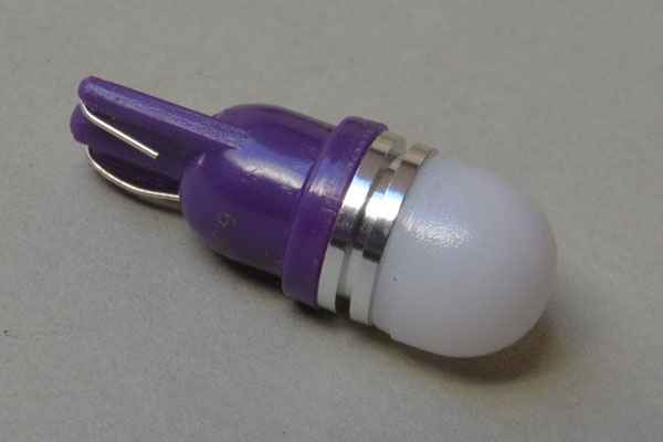 LED Lampe Retro frosted Lens Glassockel - violett