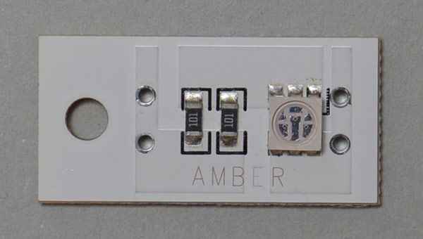 LED - Platine Stern Spike - amber
