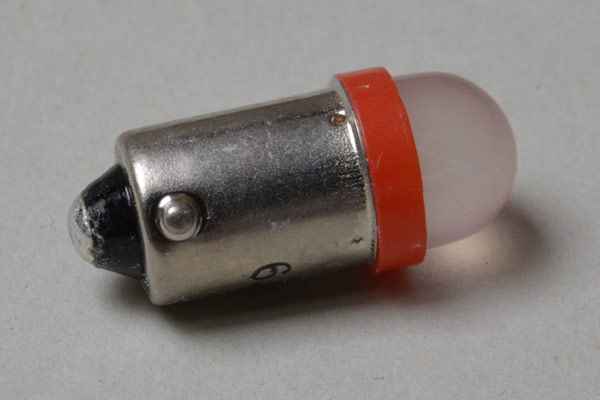 LED Lampe Bajonett rot diffus Allgemeinbeleuchtung
