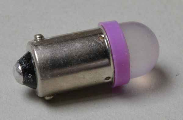 LED Lampe Bajonett violett diffus Allgemeinbeleuchtung
