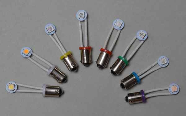 LED Lamp Bayonet 1 Chip Flex - blue