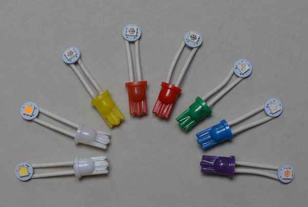LED Lamp Wedgebase 1 Chip Flex - purple